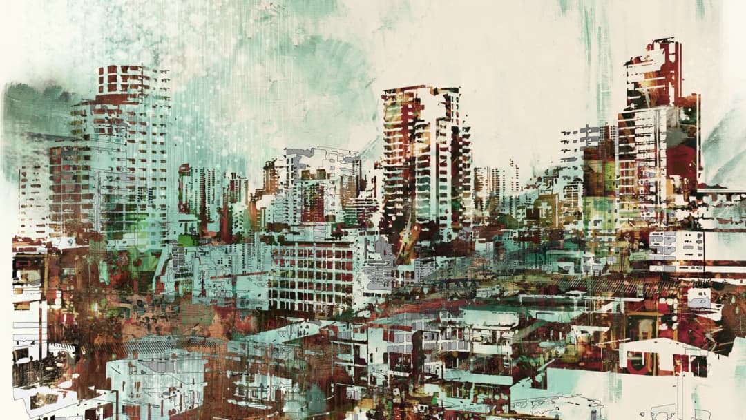 Abstract City Skyline