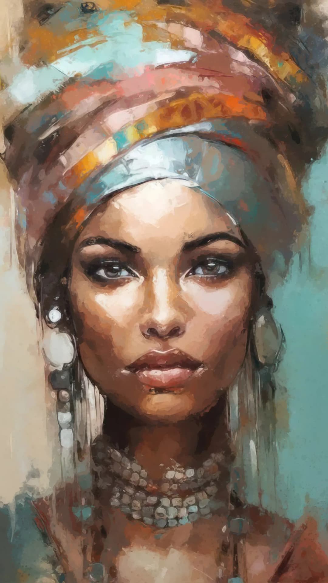 African Queen Portrait