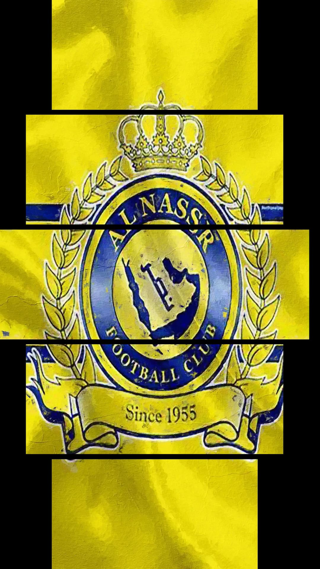 Al Nassr Golden Crest – 5 Panels Hierarchy