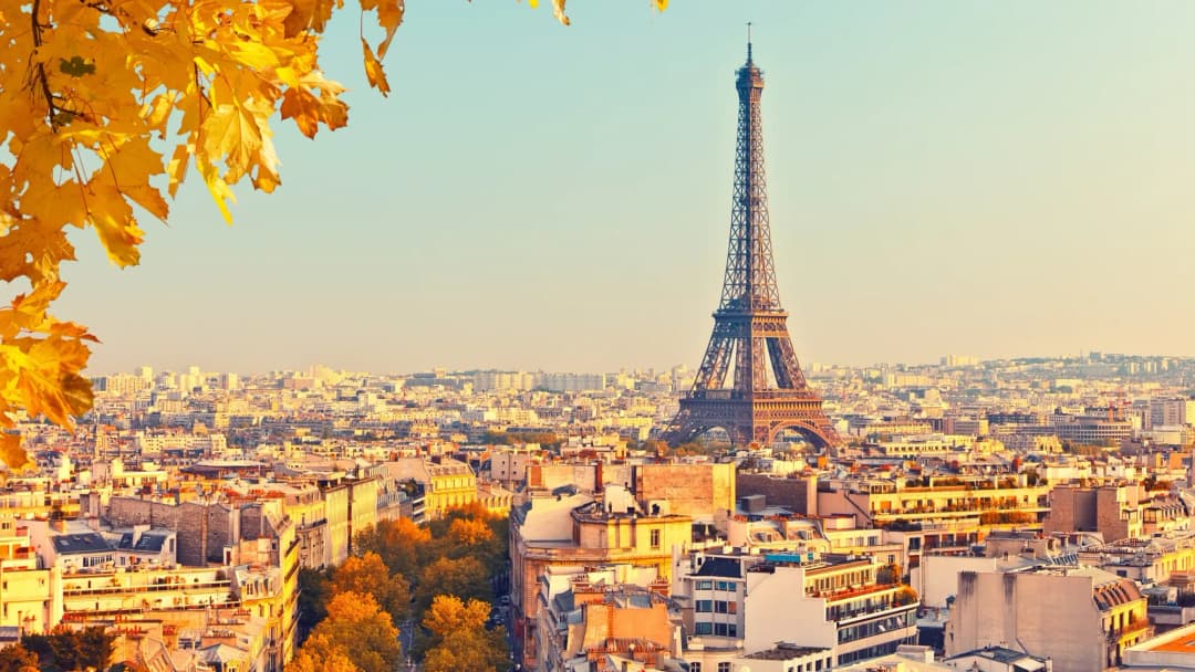 Autumn Paris Skyline