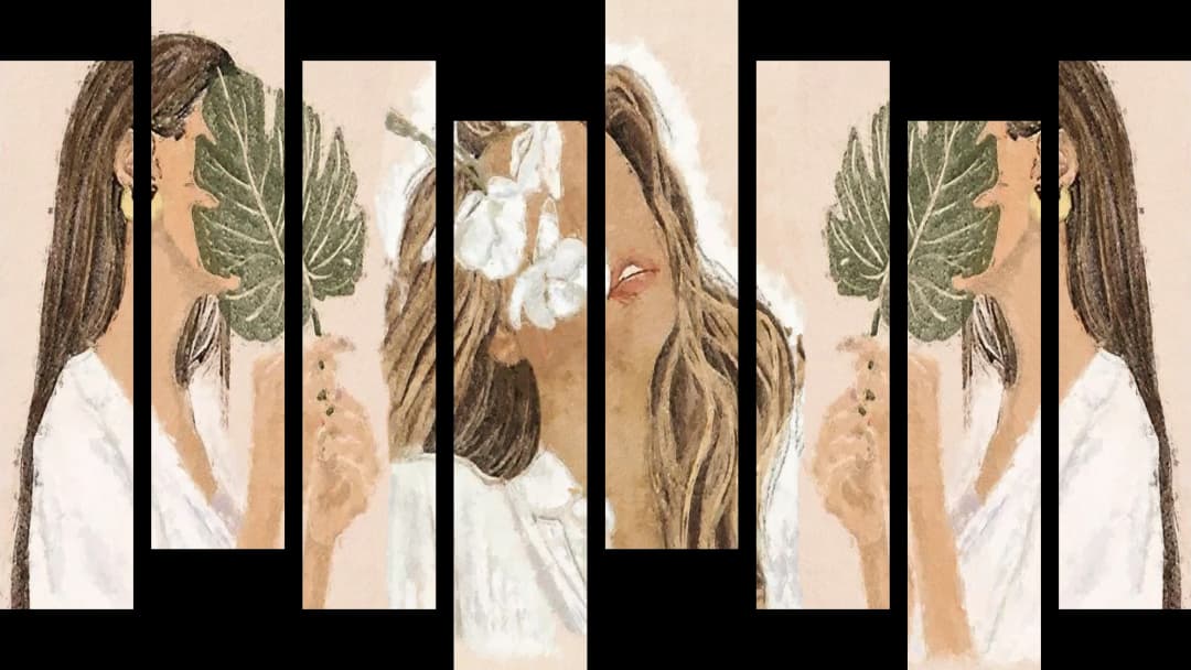 Boho Leaf Women – 8 Panels Hierarchy