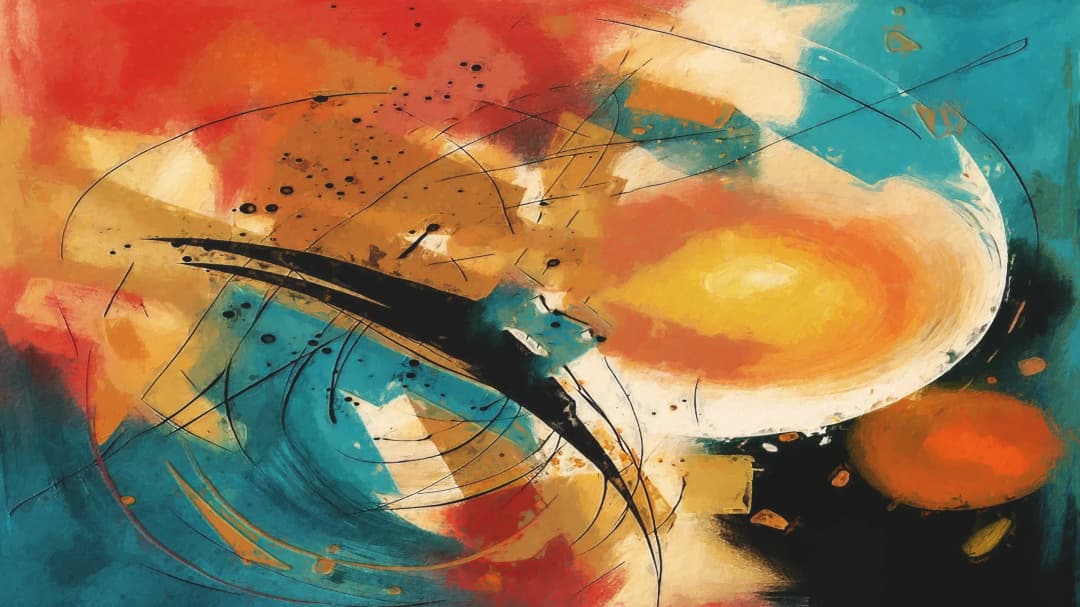 Bold Circular Swirl