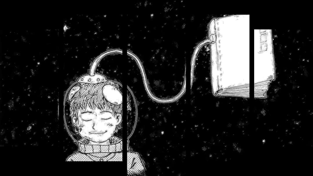 Boy Reading Space Dreams – 5 Panels Hierarchy