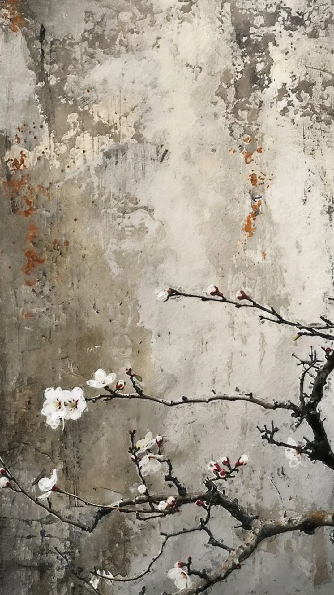 Cherry Blossom Textured Wall