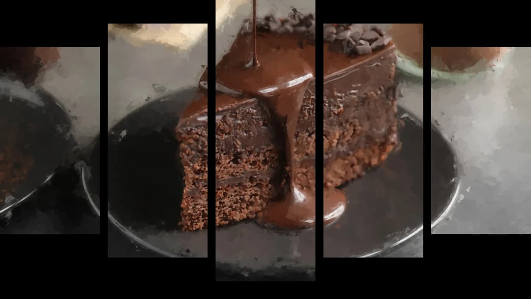 Chocolate Cake Drizzle – 5 Panels Hierarchy