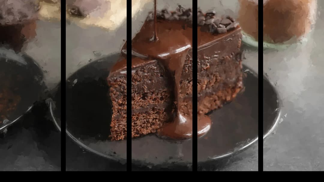 Chocolate Cake Drizzle – 5 Panels Straight