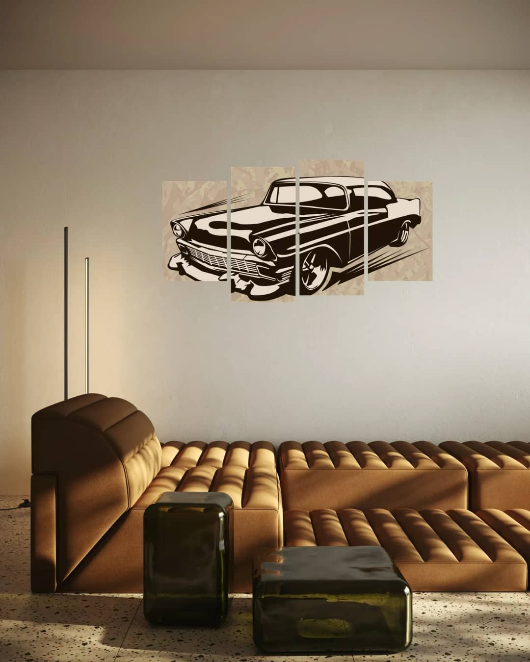 Classic Muscle Car – 4 Panels