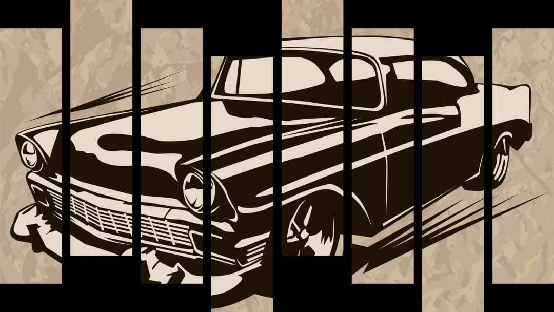 Classic Muscle Car – 8 Panels Hierarchy