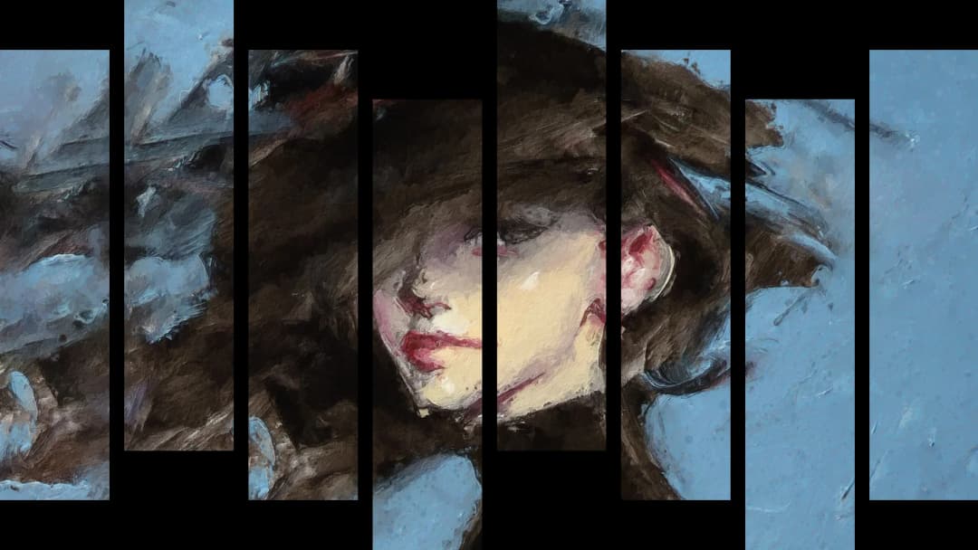 Dark Hat Wind Portrait – 8 Panels Hierarchy