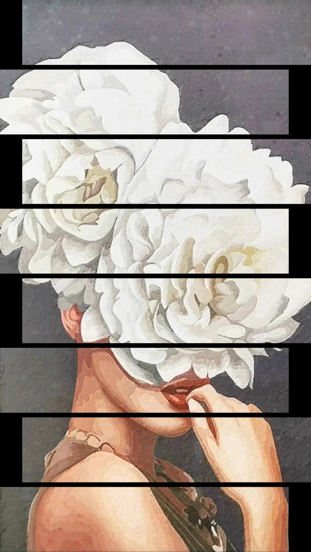 Double Peony Crown – 8 Panels Up & Down