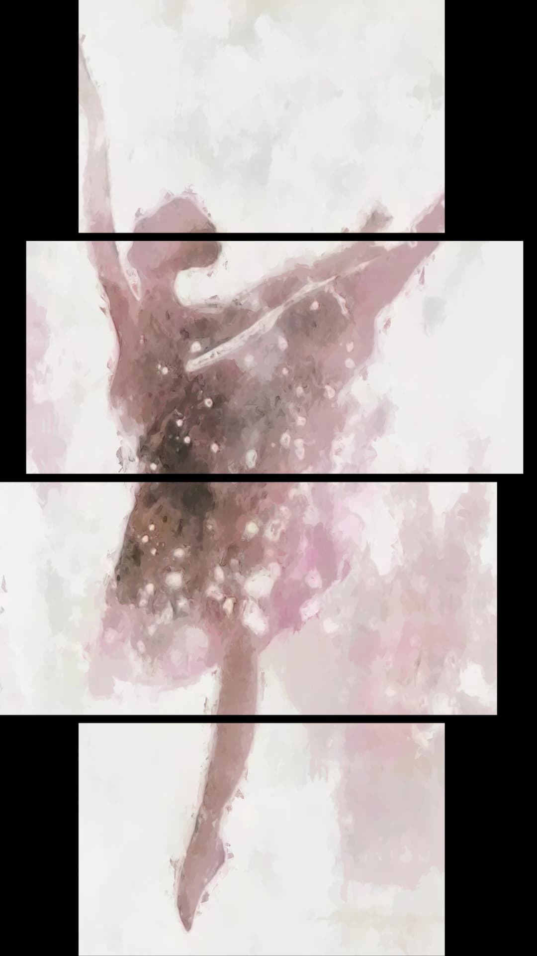 Dreamy Ballerina Pink – 4 Panels