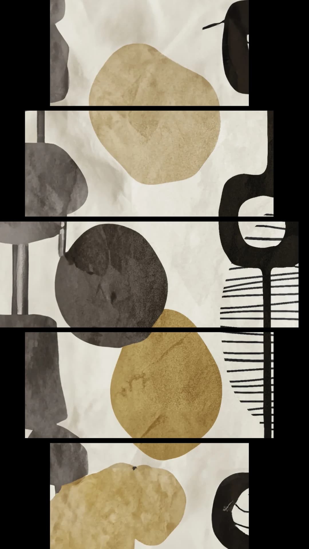 Eclectic Circles Totem – 5 Panels Hierarchy