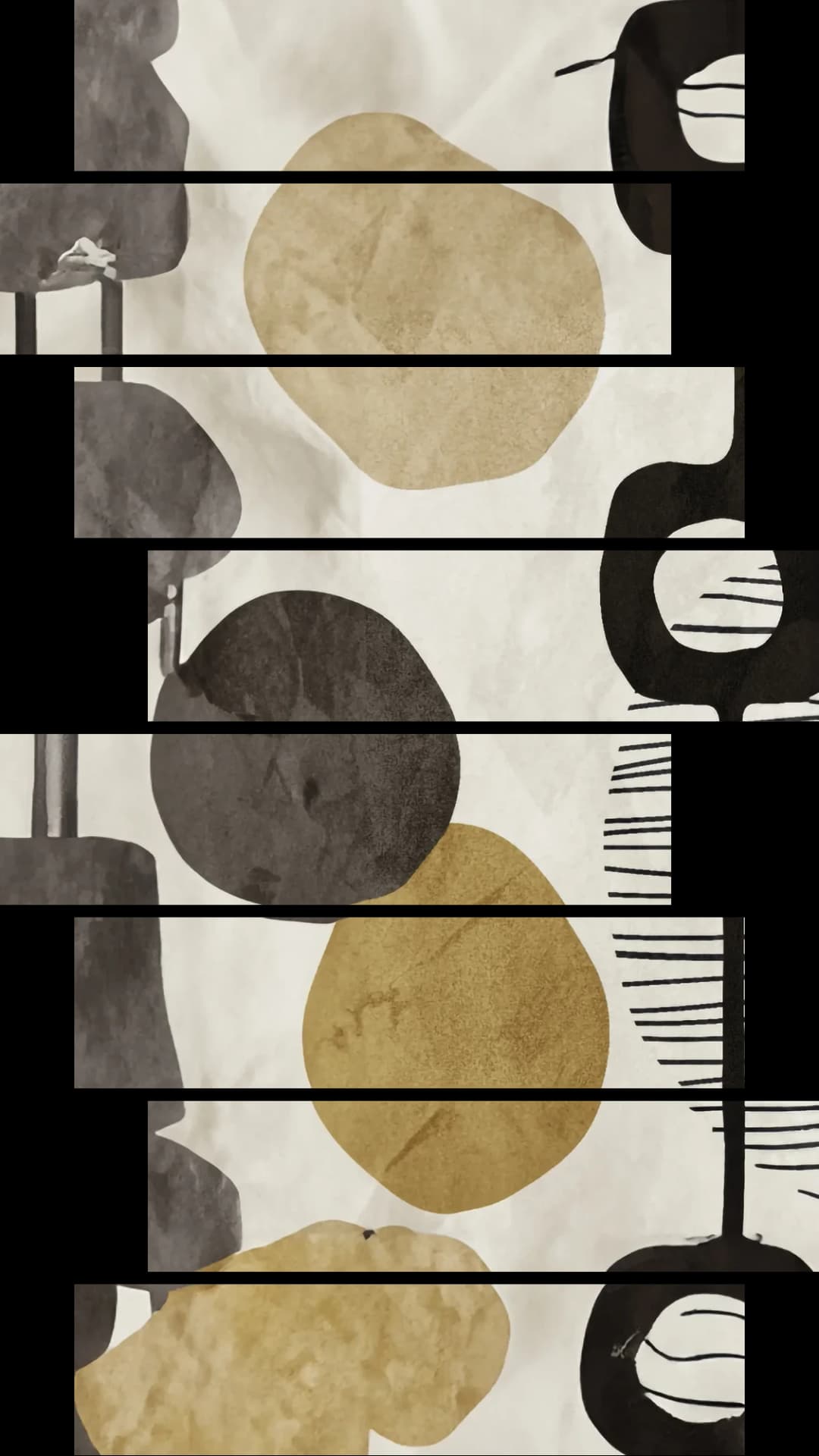 Eclectic Circles Totem – 8 Panels Hierarchy