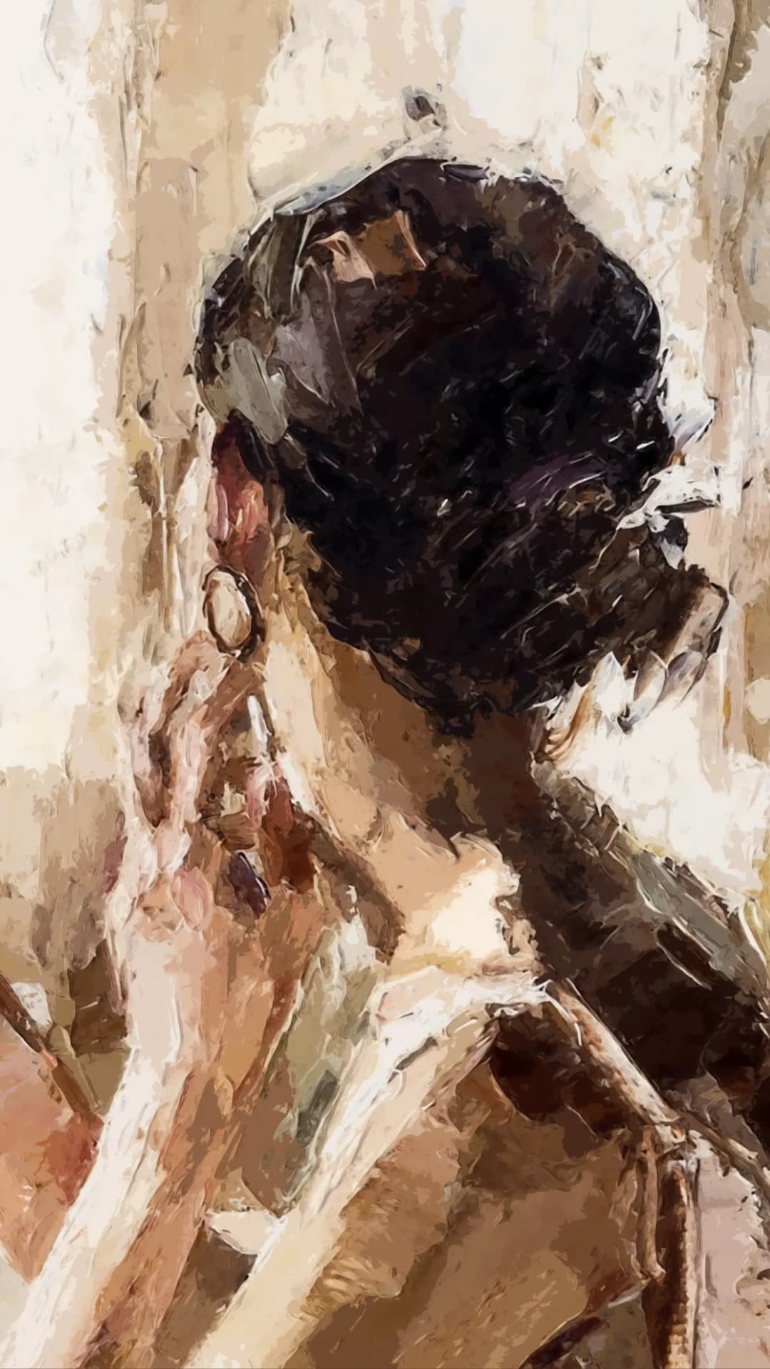 Elegant Back Portrait