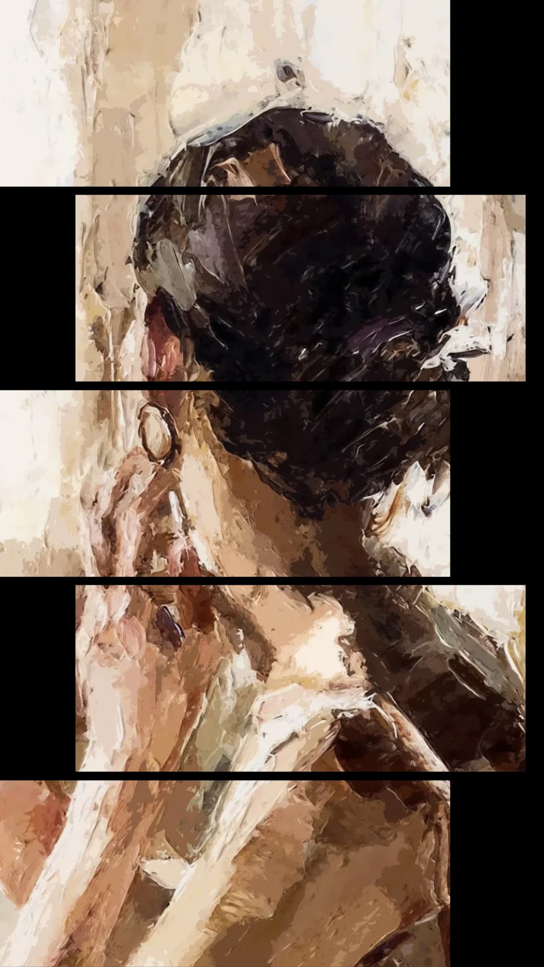 Elegant Back Portrait – 5 Panels Up & Down