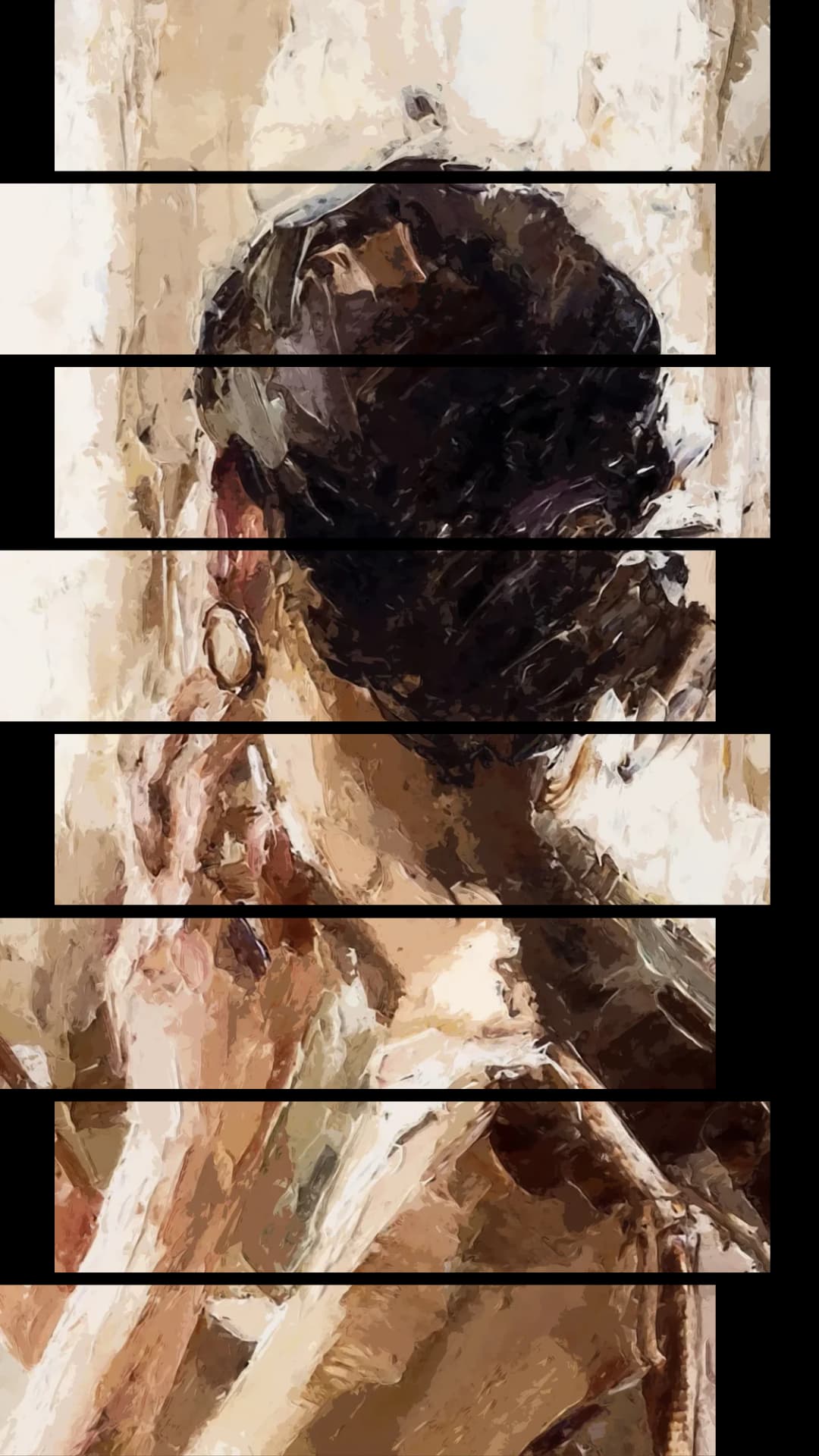 Elegant Back Portrait – 8 Panels Up & Down