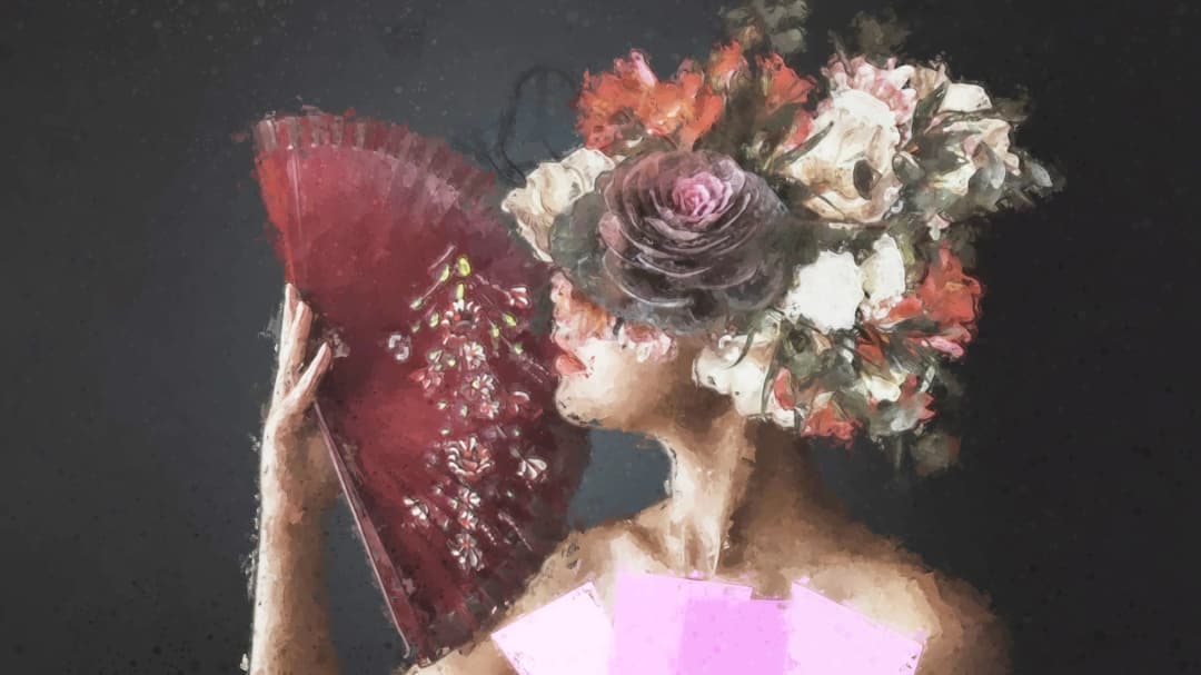 Fan Rose Woman