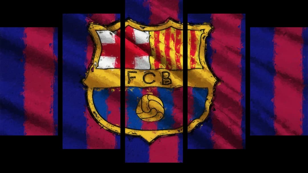 FC Barcelona Club Crest – 5 Panels Hierarchy