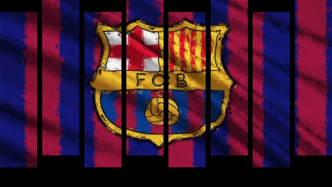 FC Barcelona Club Crest – 8 Panels Up & Down