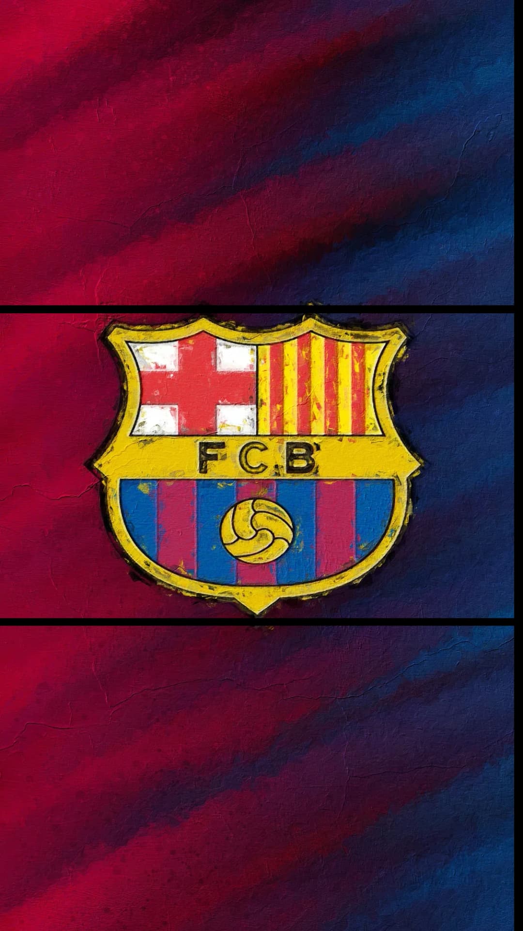 FC Barcelona Moody Crest – 3 Panels