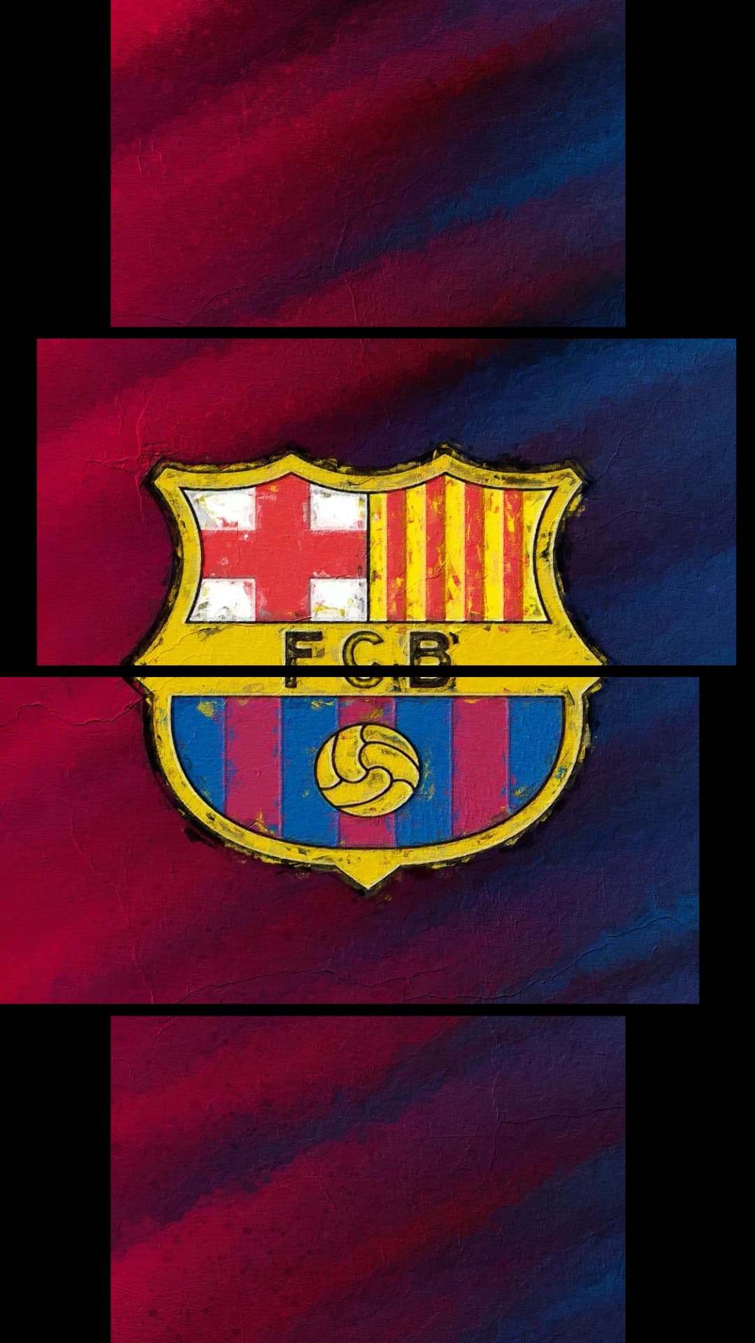 FC Barcelona Moody Crest – 4 Panels