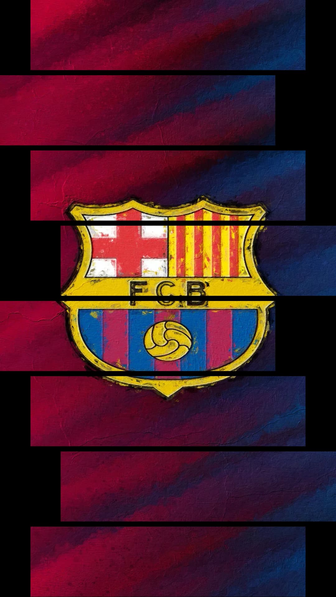 FC Barcelona Moody Crest – 8 Panels Hierarchy