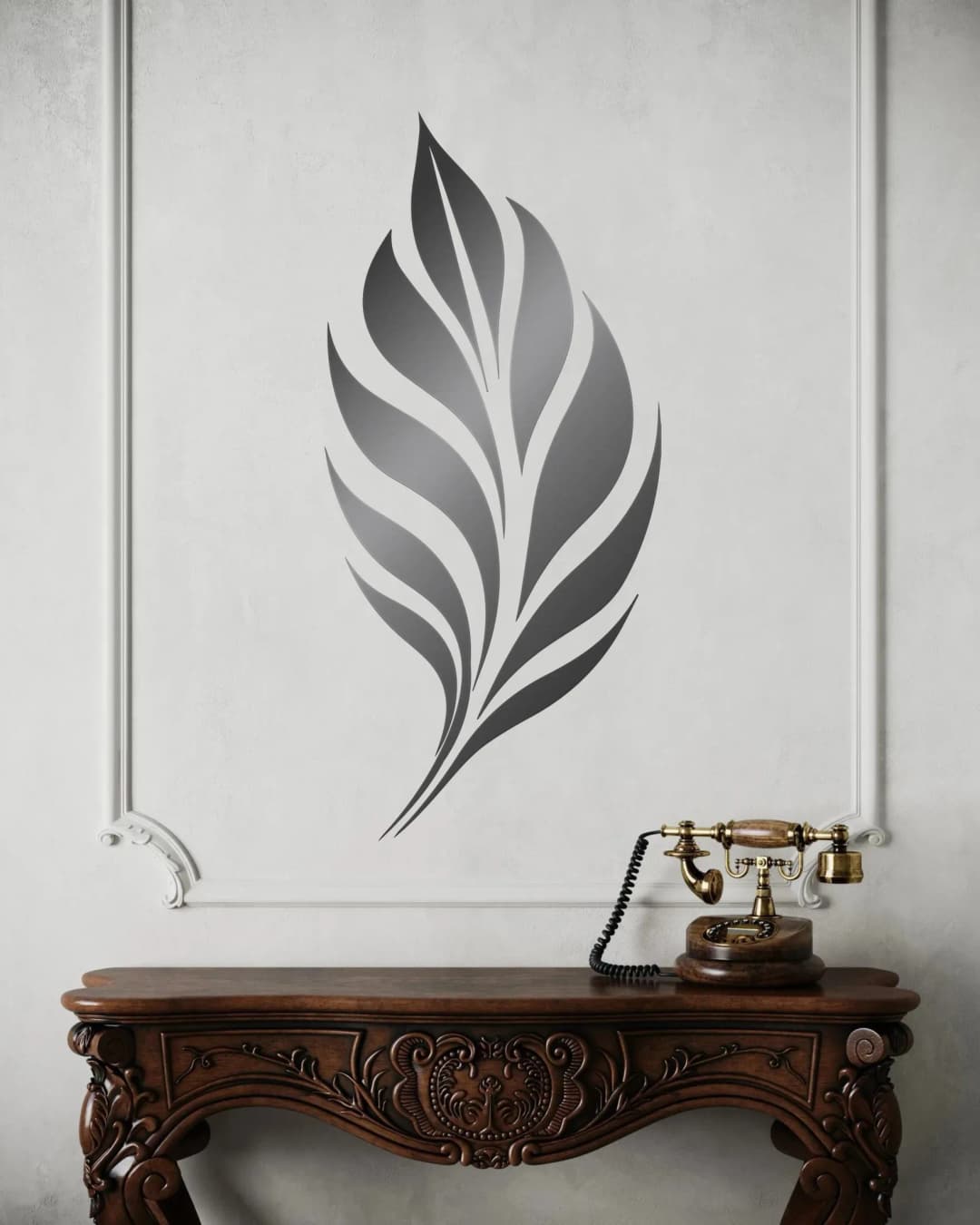 Feather Plume - Silver