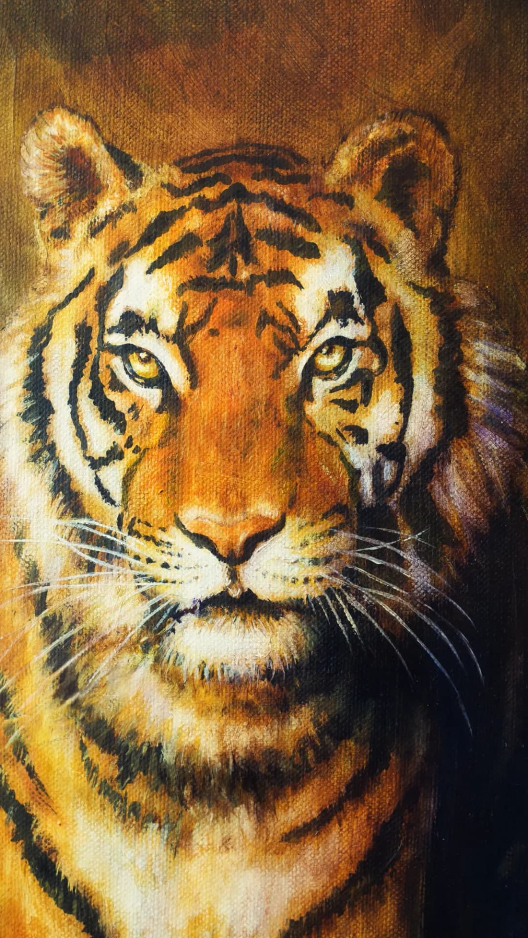 Fierce Tiger Portrait
