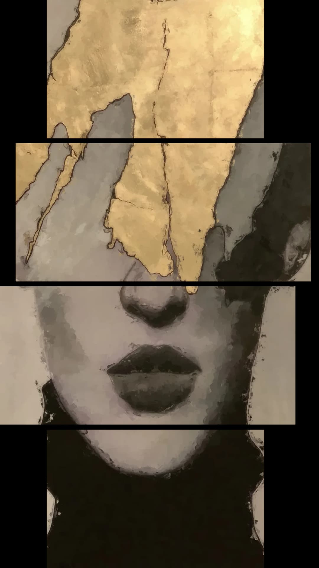 Gold Cover Face – 4 Panels