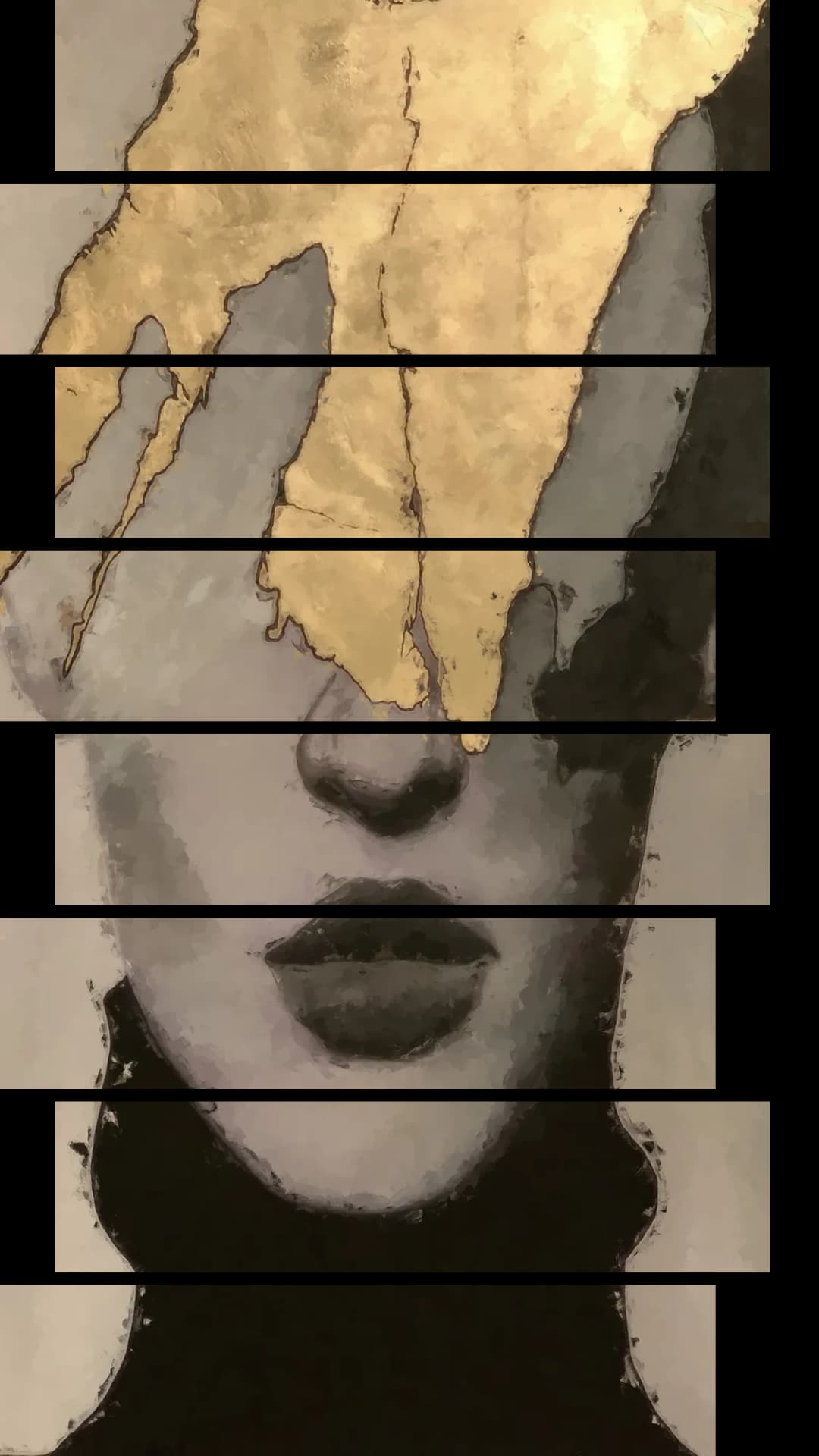 Gold Cover Face – 8 Panels Up & Down