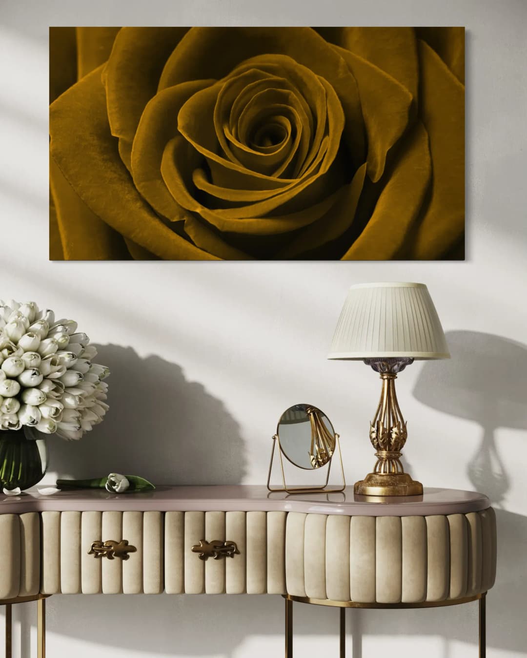 Gold Rose Macro