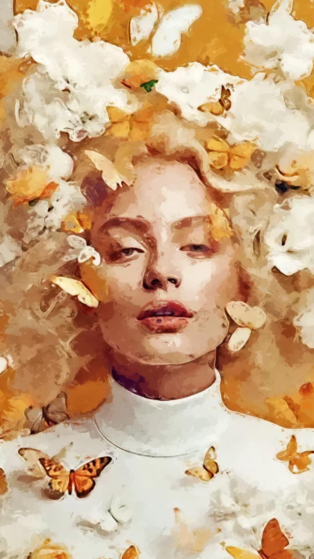 Golden Butterfly Woman