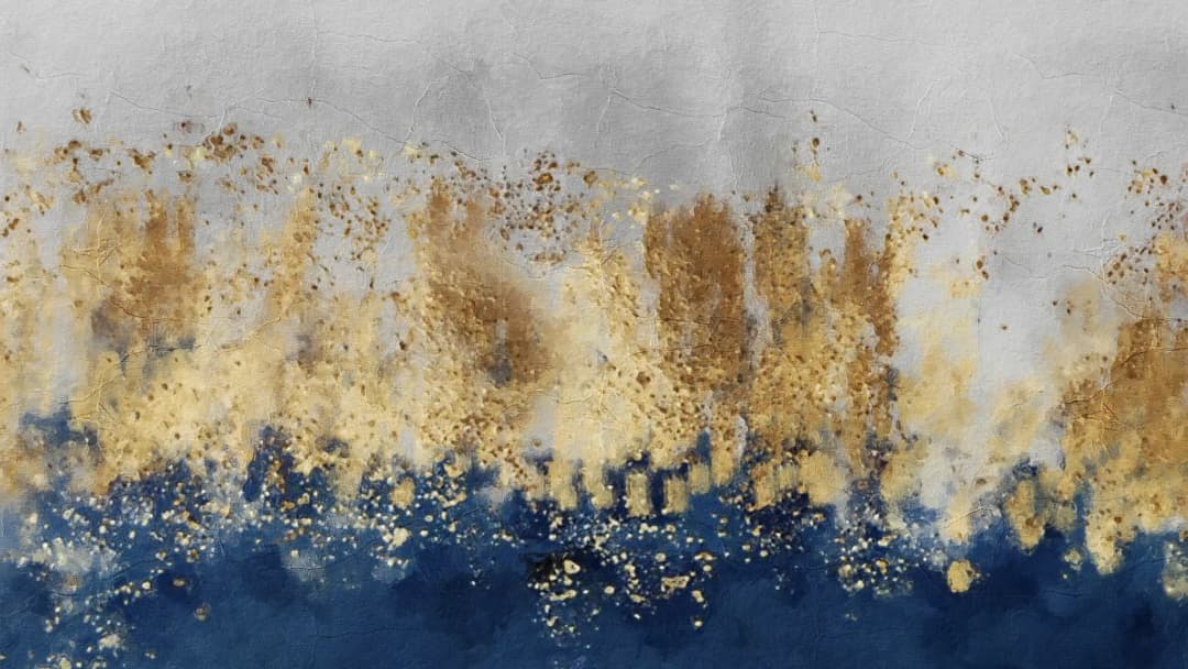Golden Navy Skyline