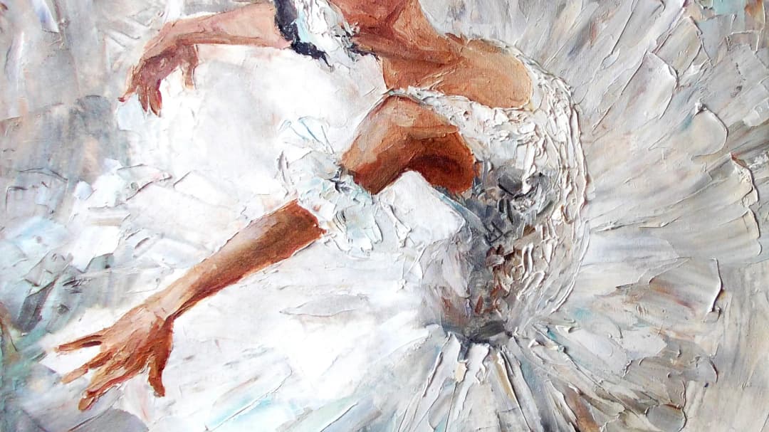 Graceful Ballerina White