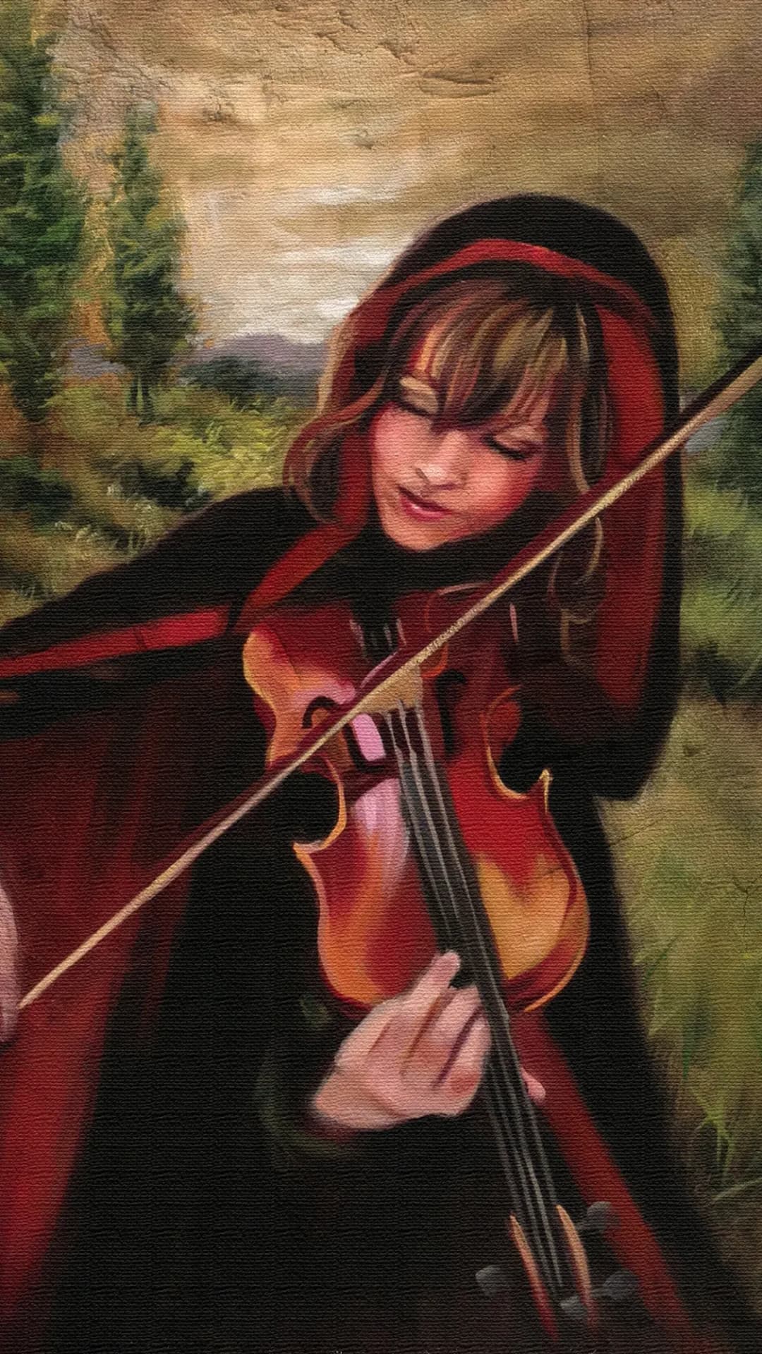 Hooded Violinist Forest
