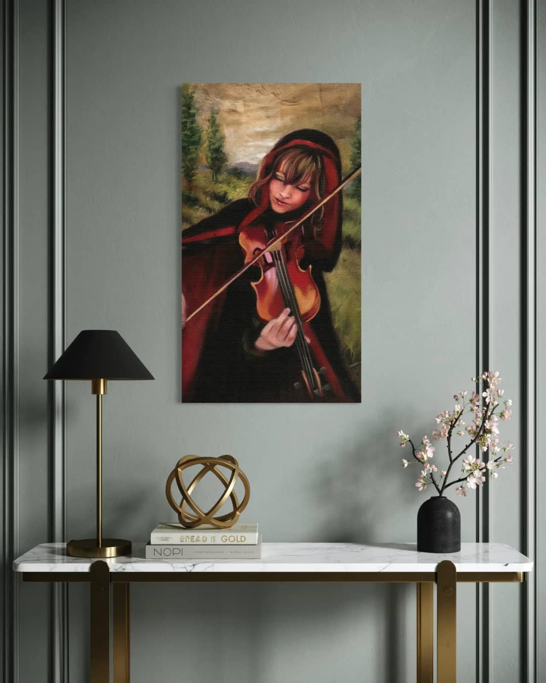 Hooded Violinist Forest