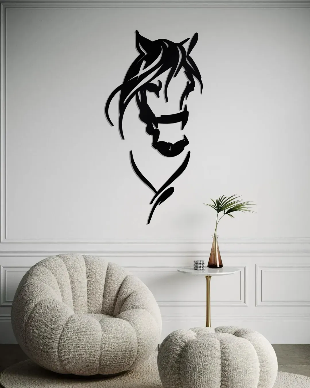 Horse Head - Black