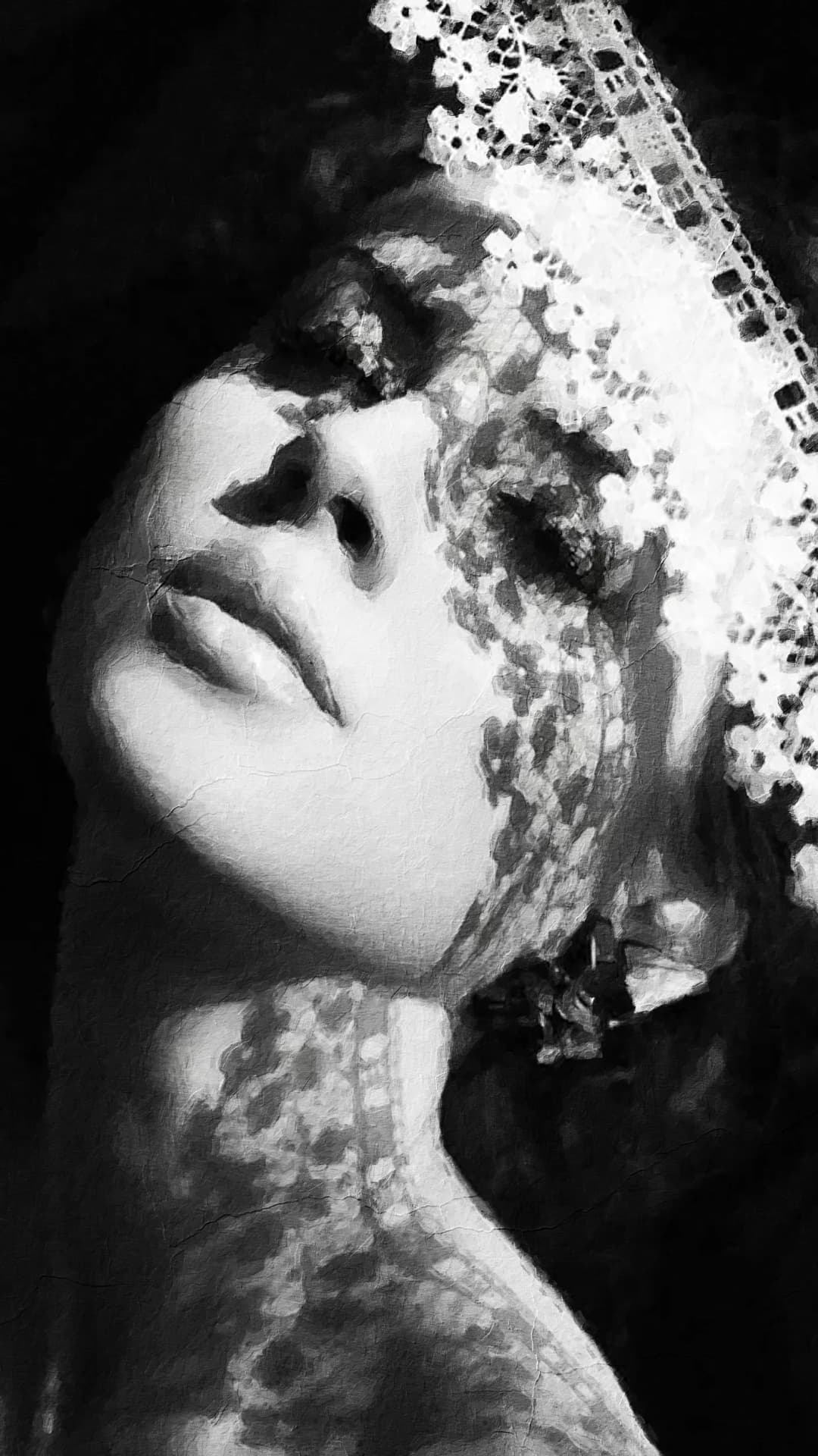Lace Veil Portrait