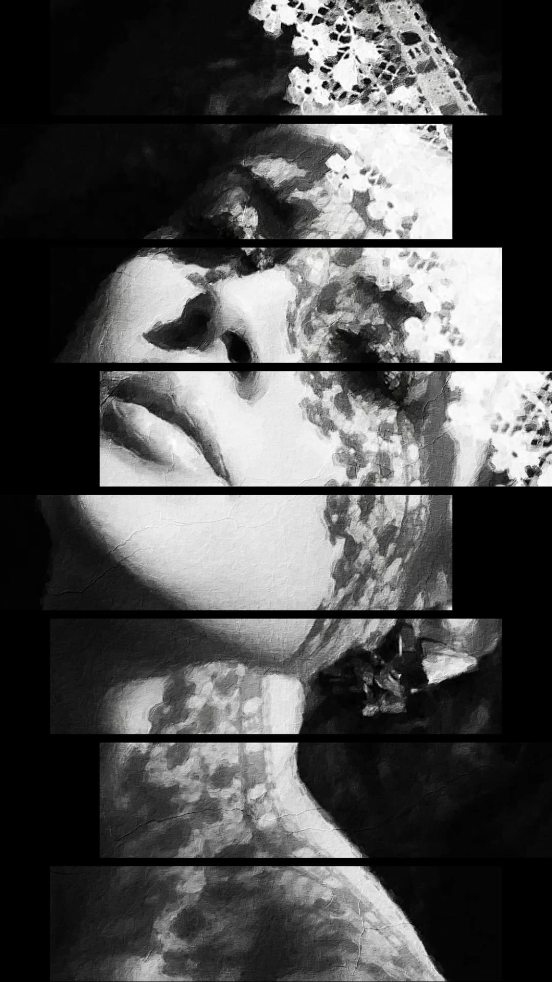 Lace Veil Portrait – 8 Panels Hierarchy