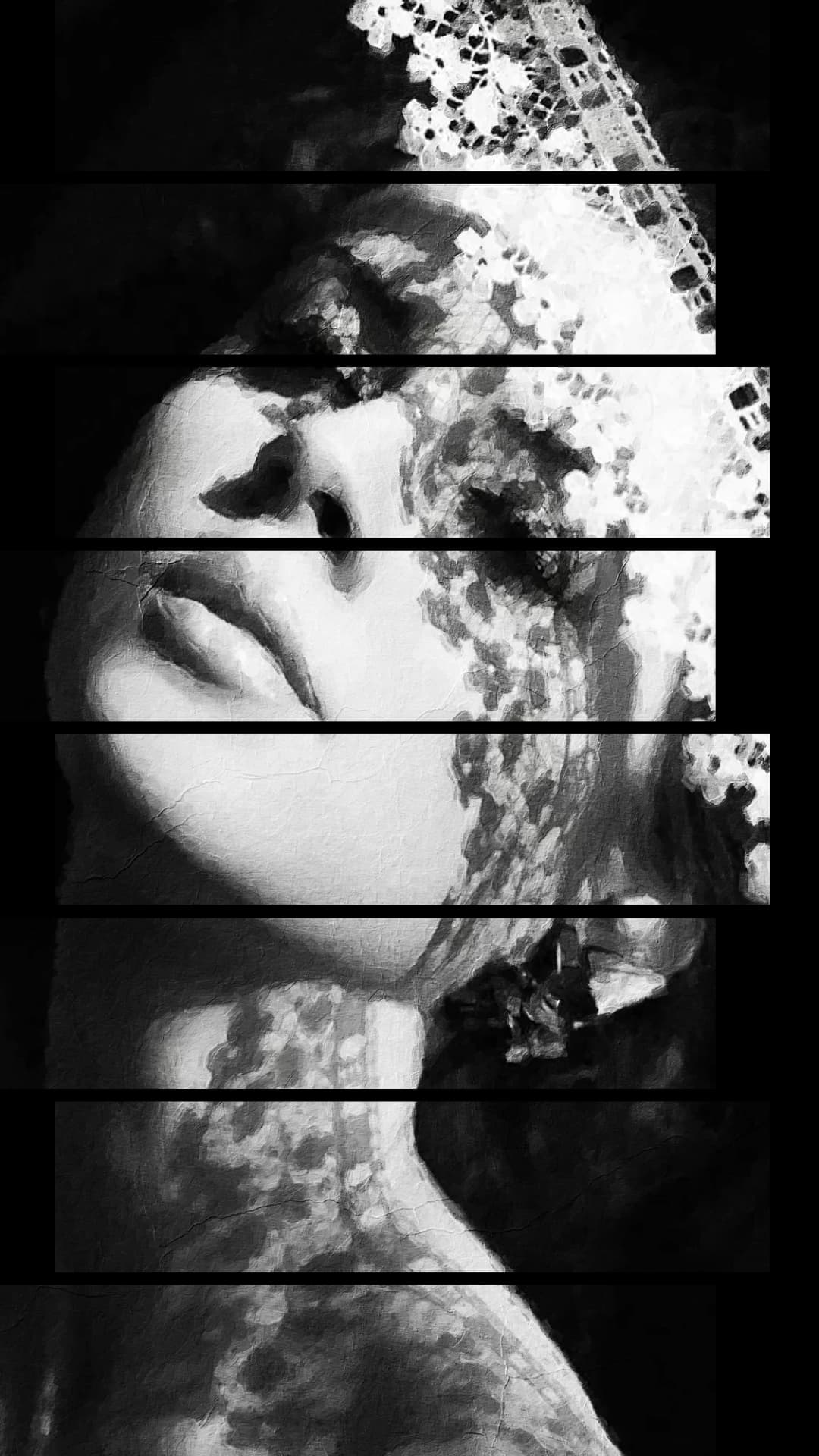 Lace Veil Portrait – 8 Panels Up & Down
