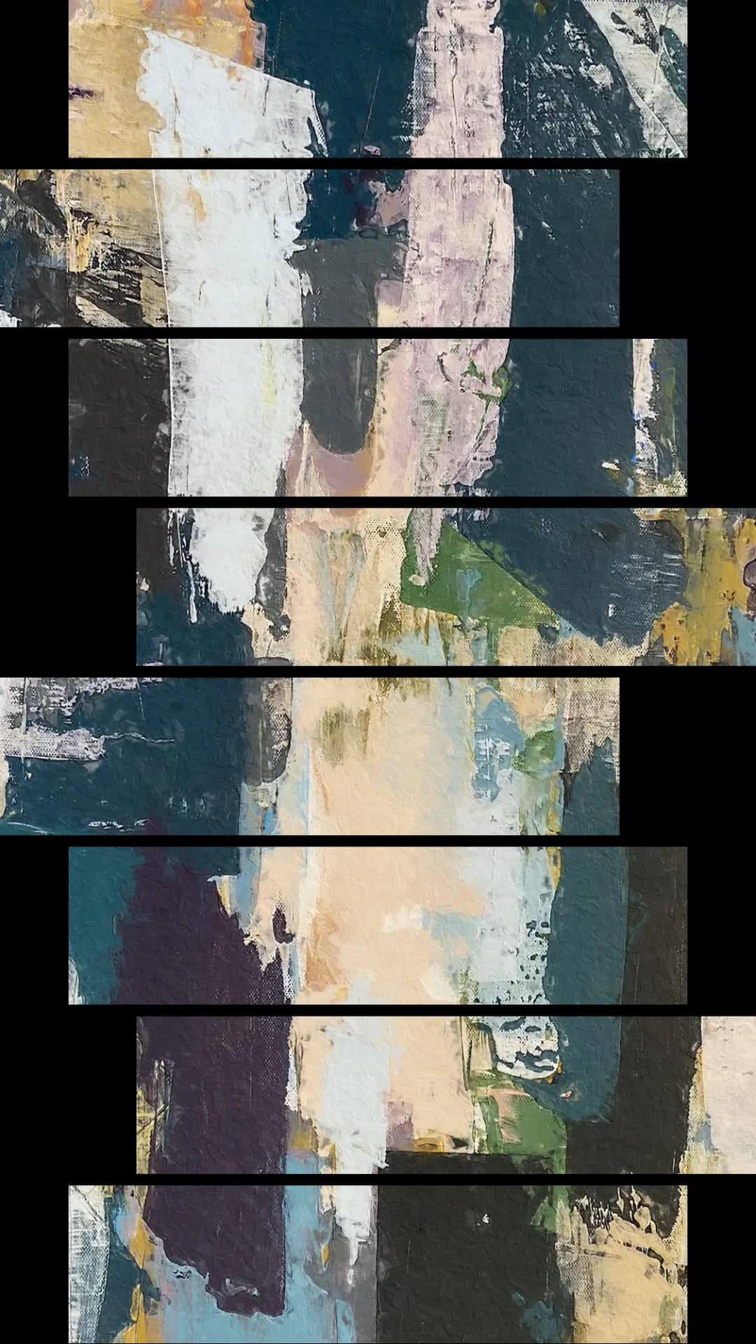 Layered Vertical Strokes – 8 Panels Hierarchy