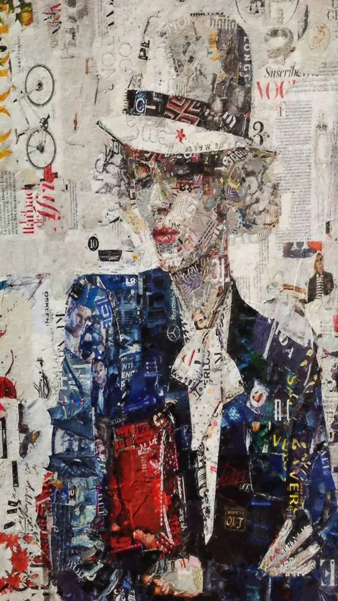 Magazine Collage Woman