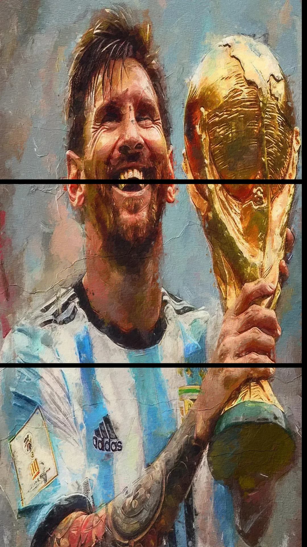 Messi World Cup Trophy – 3 Panels