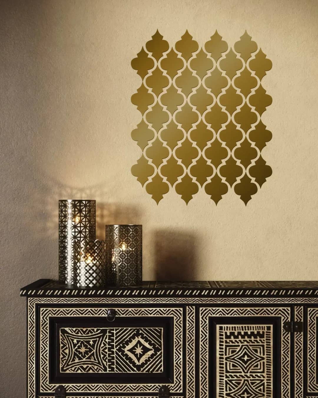Moroccan Tile - Gold