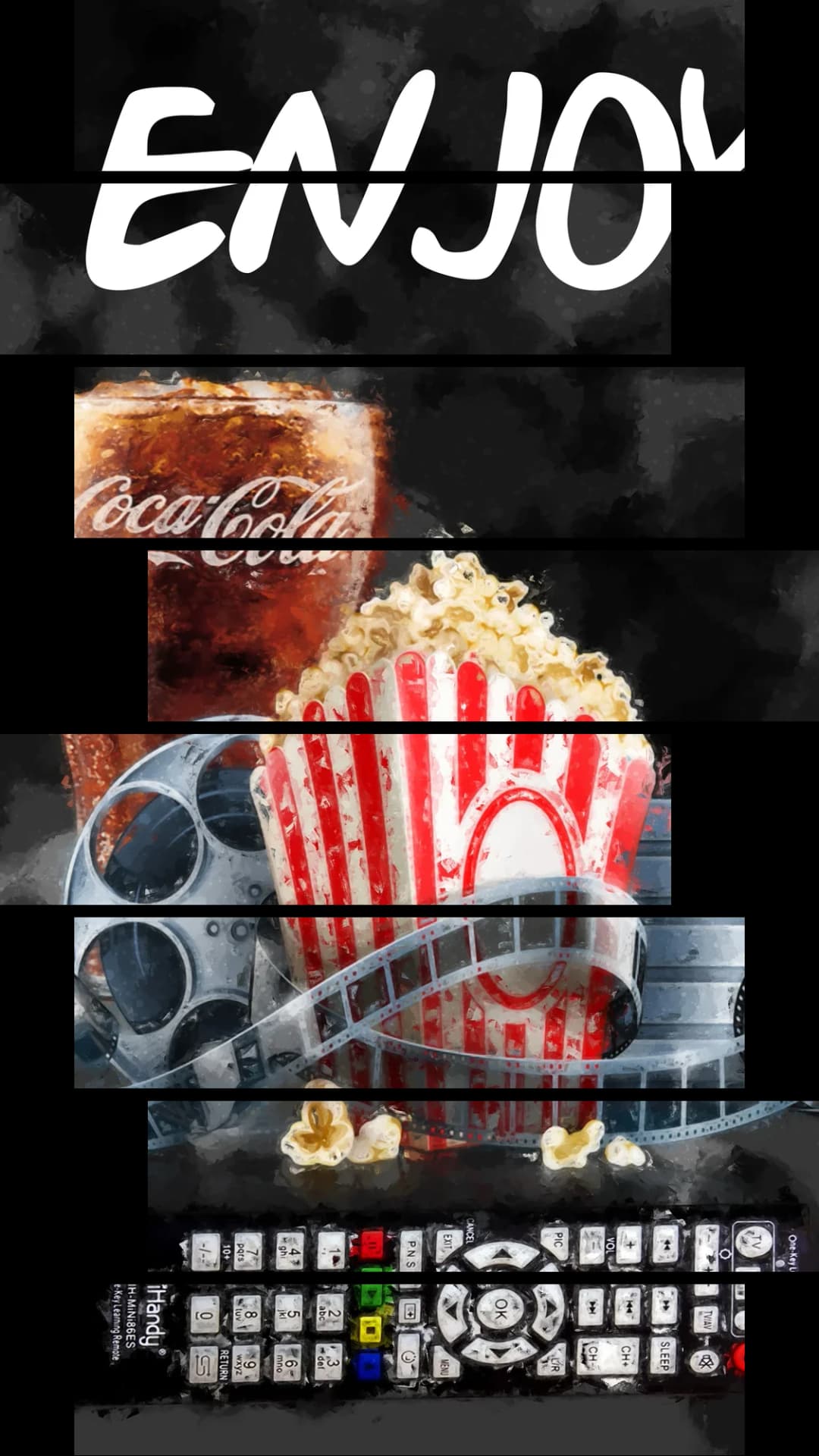 Movie Night Popcorn – 8 Panels Hierarchy