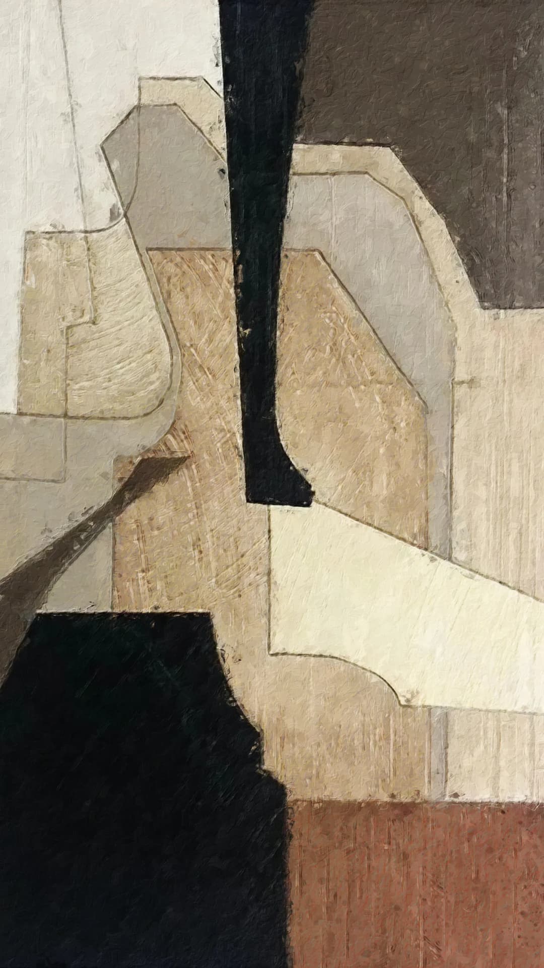 Neutral Cubist Shapes