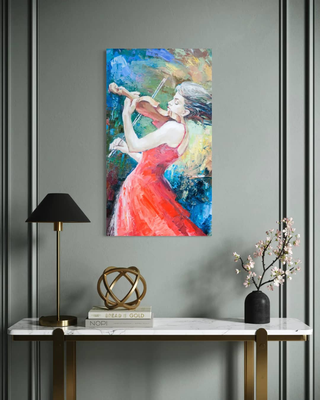 Passionate Violinist Red