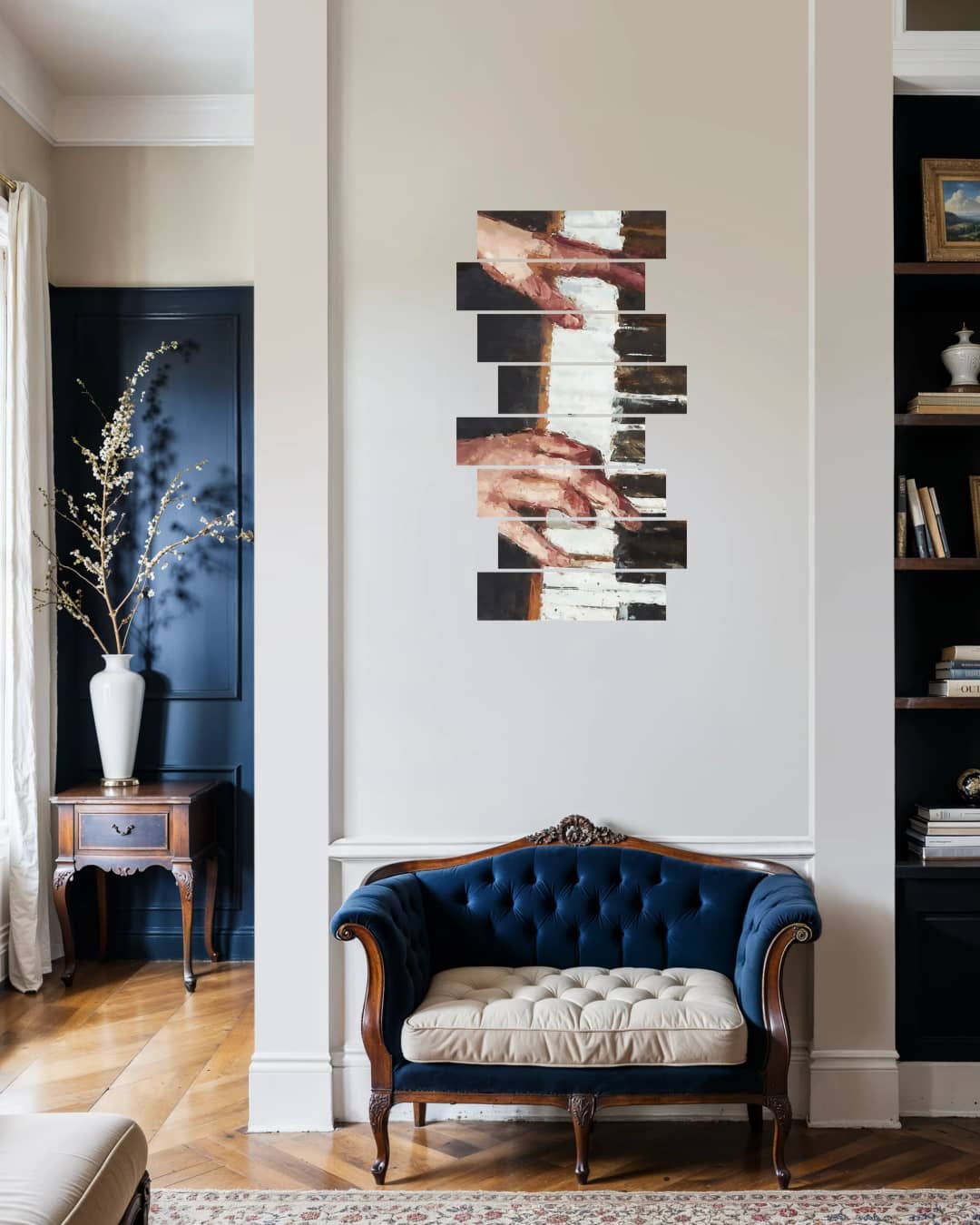 Piano Hands Portrait – 8 Panels Hierarchy