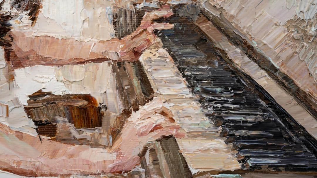 Piano Keys Closeup