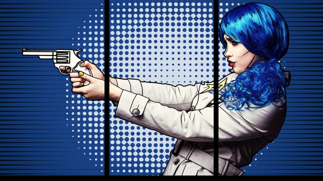 Pop Art Spy Girl – 3 Panels